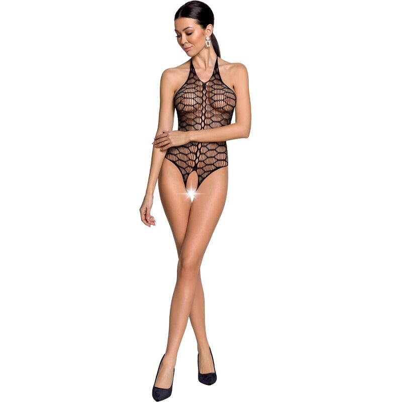 Bodystocking Negro Talla Única PASSION WOMAN BS087