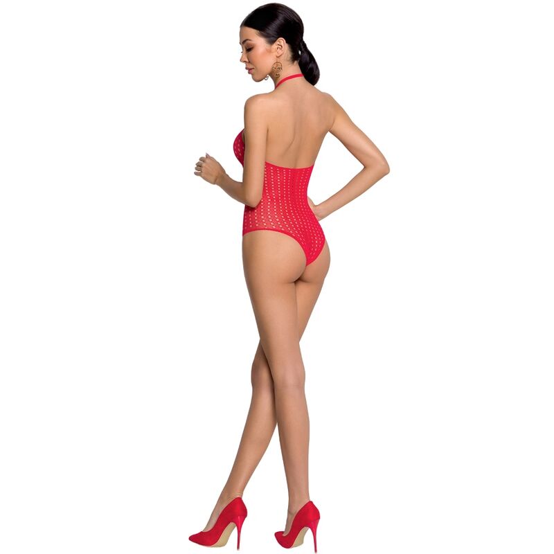 Passion Woman BS088 Red Bodystocking - Talla Única