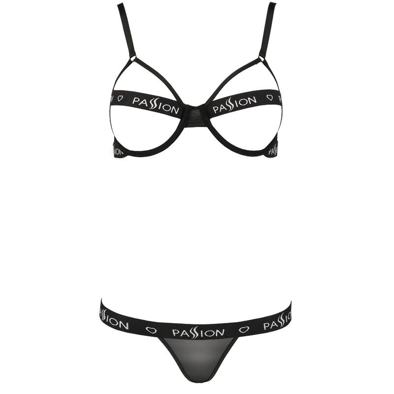 Passion Kyouka Set Two Pieces Black - Conjunto Lencería Sexy L/XL