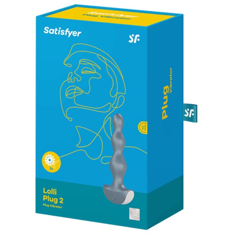 Satisfyer Lolli Plug 2 - Vibrador Anal Gris