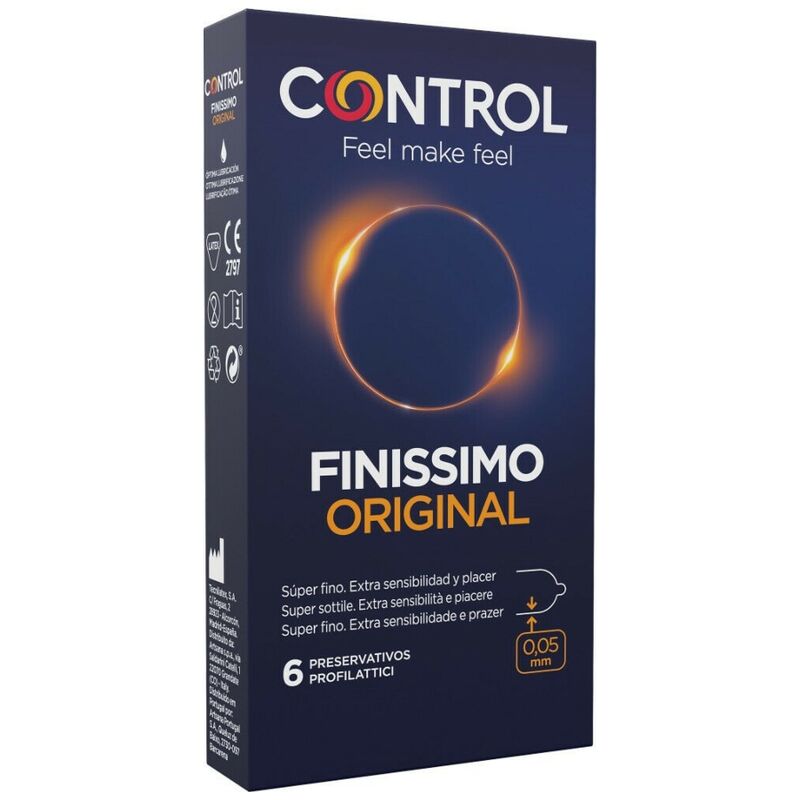 Control Finissimo Original - Preservativos Finos 6 Unidades