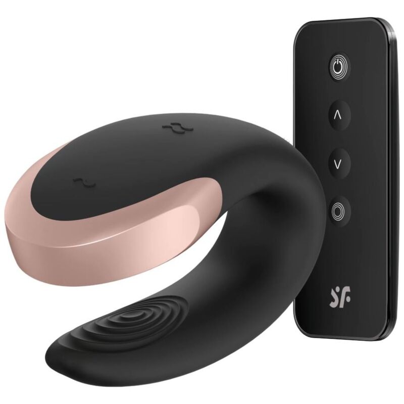 Satisfyer Double Love Luxury - Vibrador para Parejas con Control Remoto Bluetooth