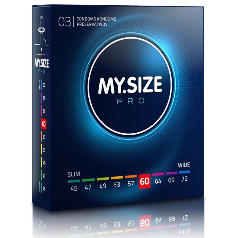 My Size Pro Preservativos 60 mm - Pack 3 Unidades
