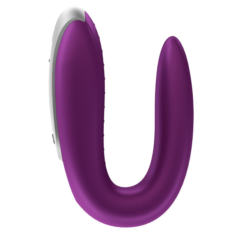 Satisfyer Double Fun Partner Vibrator Purple - Vibrador para Parejas con Control Remoto