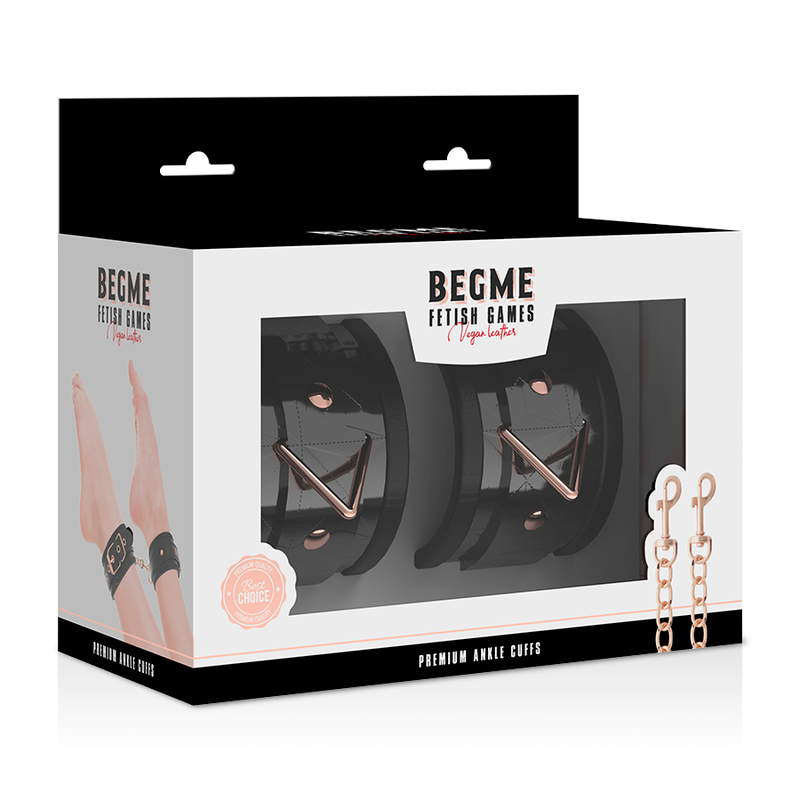 BEGME Black Edition Premium Ankle Cuffs - Tobilleras con Forro Neopreno