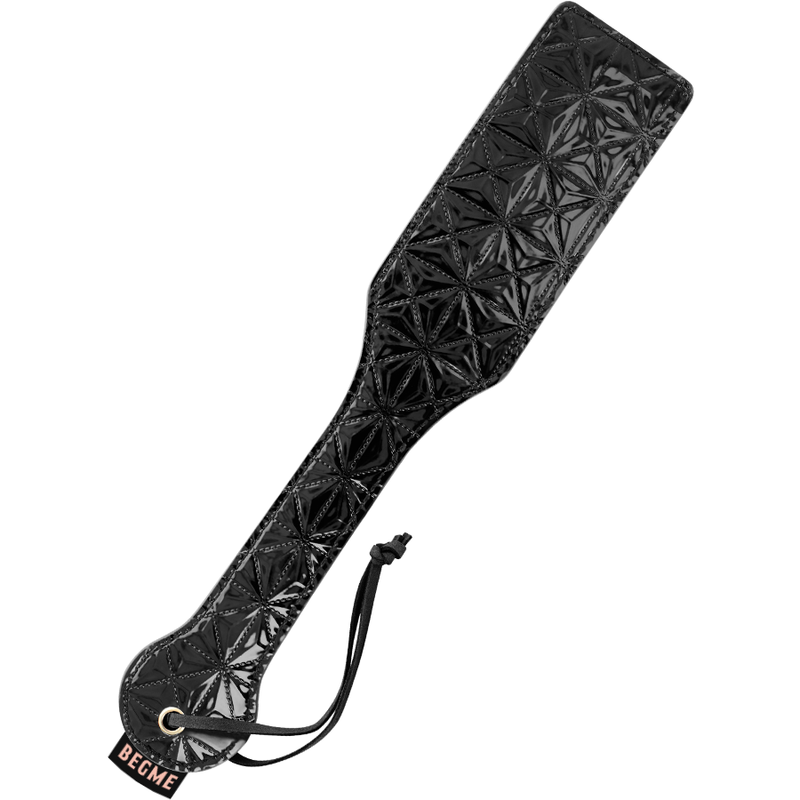 BEGME Black Edition Vegan Leather Paddle - Accesorio BDSM