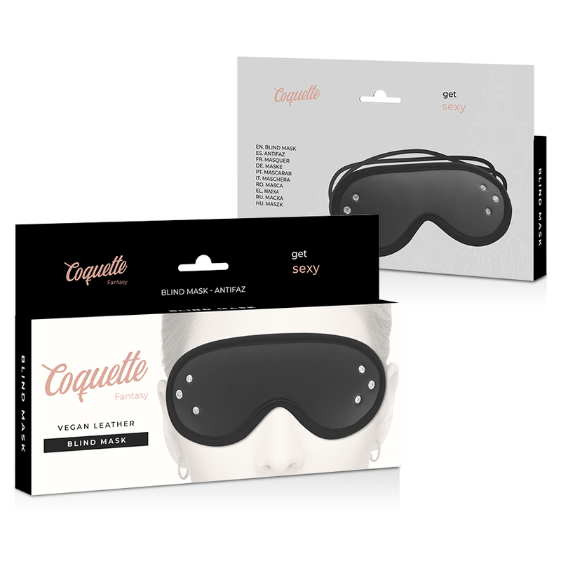 Coquette Chic Desire - Antifaz de Cuero Vegano con Forro de Neopreno