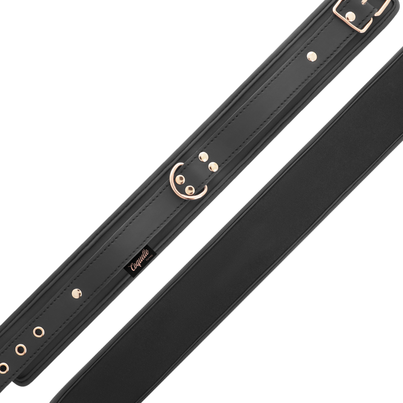 Coquette Chic Desire - Collar de Cuero Vegano con Forro de Neopreno