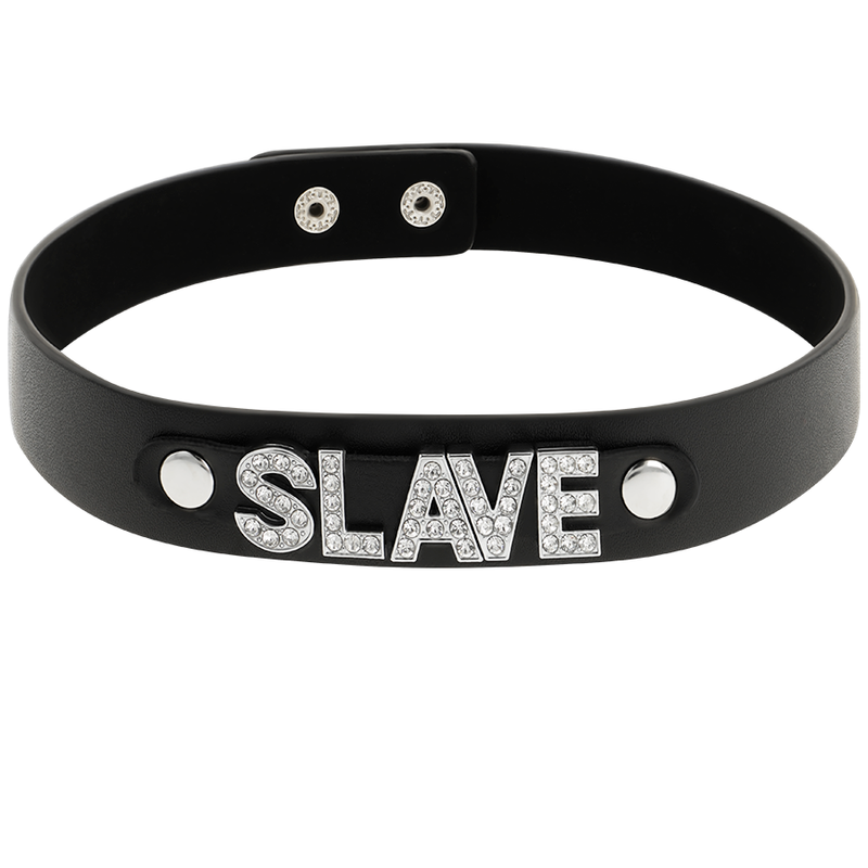 Coquette Chic Desire Slave Vegan Leather Choker - Collar Sexy