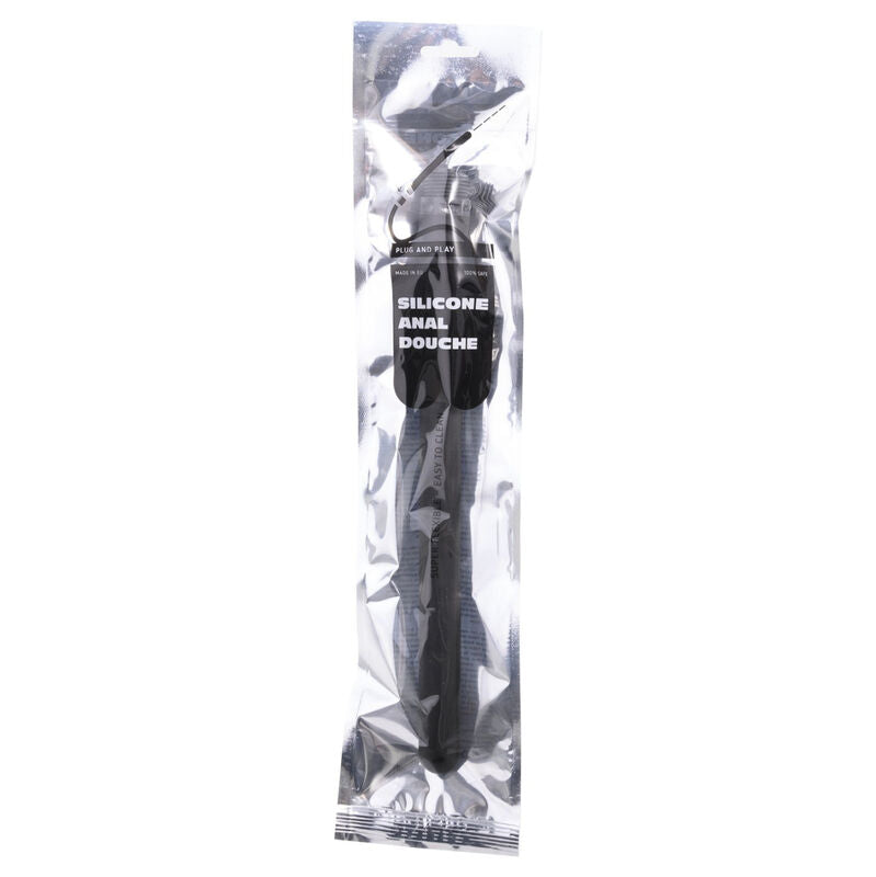 All Black Shower Anal Hinchable Silicona 27 cm