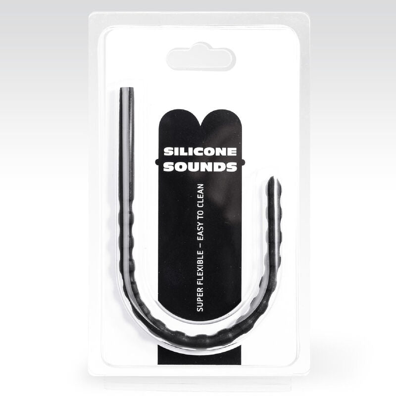 Sonda Uretral All Black Silicona 6/8 mm - Hipoalergénica y Flexible