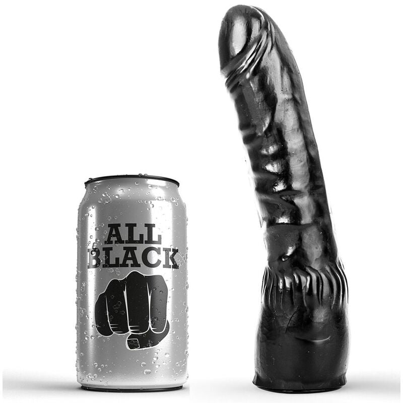 All Black Dildo Realista 20 cm