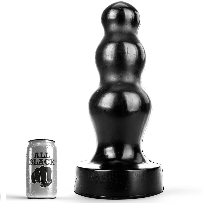 All Black Plug Big 38 cm - Plug Anal XL con Diámetro Variable