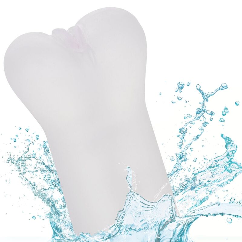CalExotics Boundless Vulva Stroker Transparente - Masturbador Realista