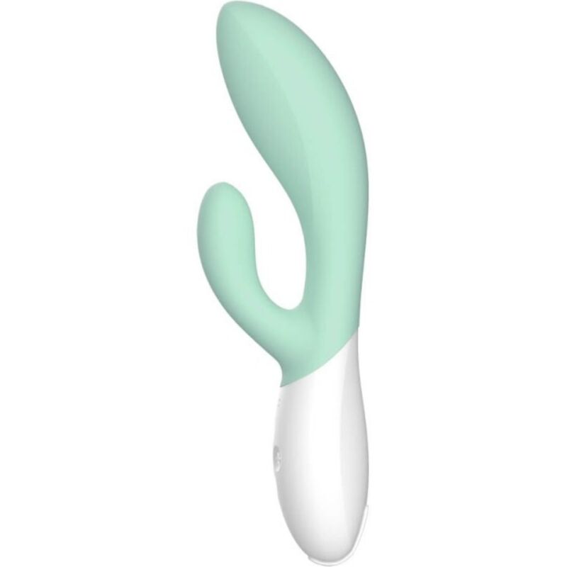 LELO INA 3 Green Rabbit Vibrator - Lujo Seaweed