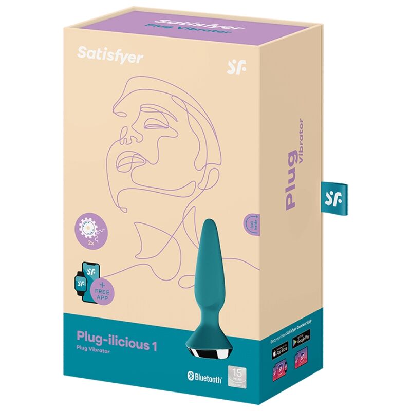 Satisfyer Plug-ilicious 1 - Vibrador Anal con Bluetooth y App