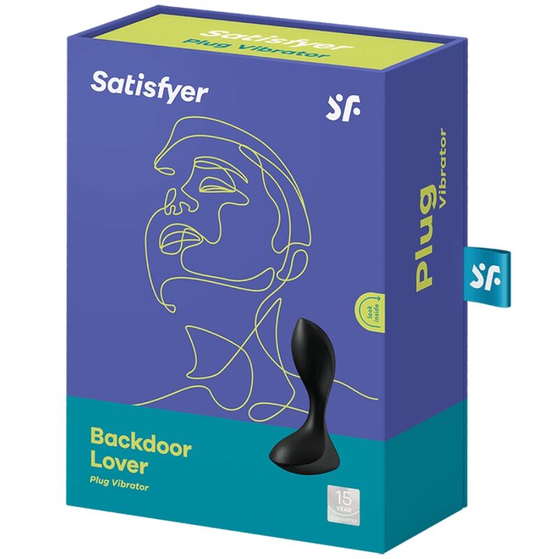 Satisfyer Backdoor Lover - Vibrador Anal de Silicona para Principiantes