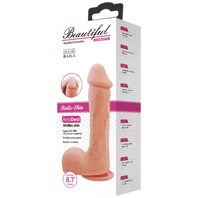 Dildo Realista Baile Skin 22 cm