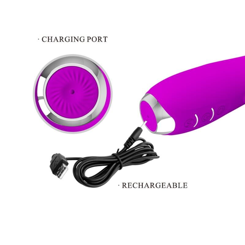 Pretty Love Molly Vibrador Rotatorio Recargable