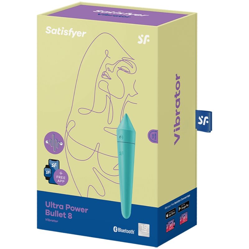 Satisfyer Ultra Power Bullet 8 Turquoise - Estimulador Compacto