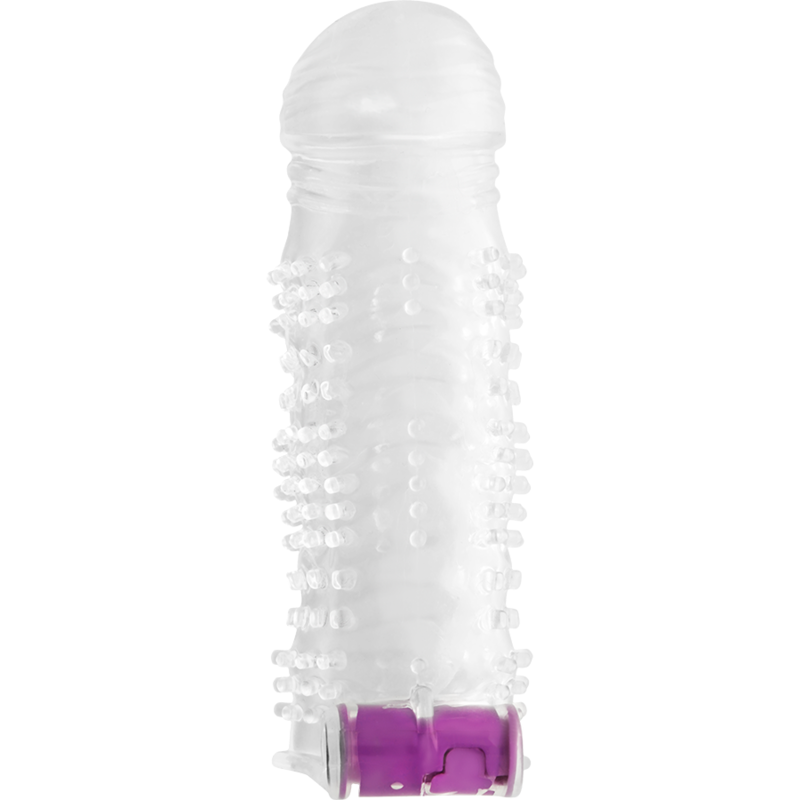 OHMAMA Textured Penis Sheath con Vibrating Bullet