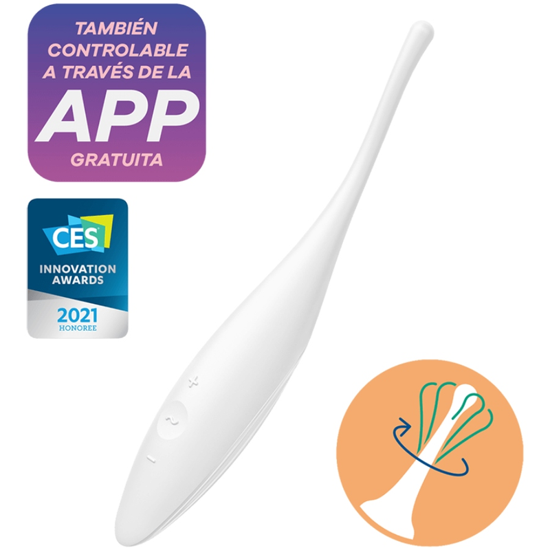 Satisfyer Twirling Joy - Estimulador de Clítoris con Punta Giratoria