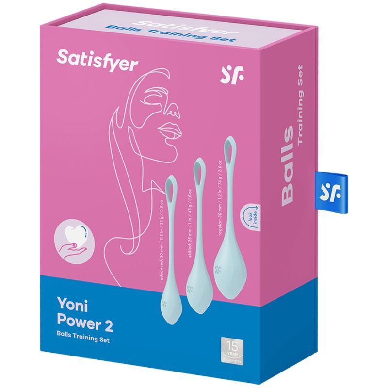 Satisfyer Yoni Power 2 Training Set Blue