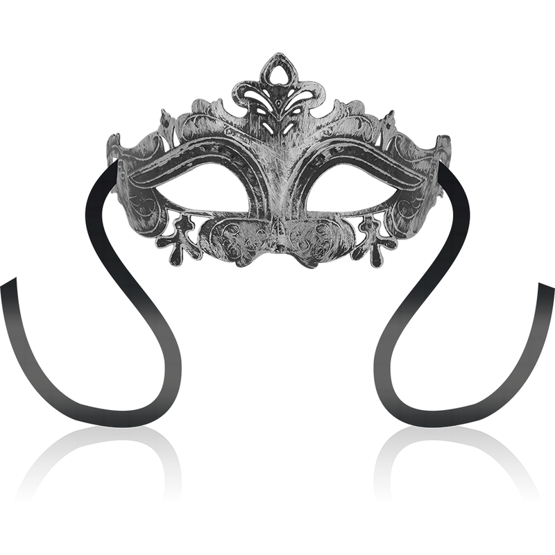 Máscara Veneciana Plateada Ohmama - Estilo Exclusivo con Relieves
