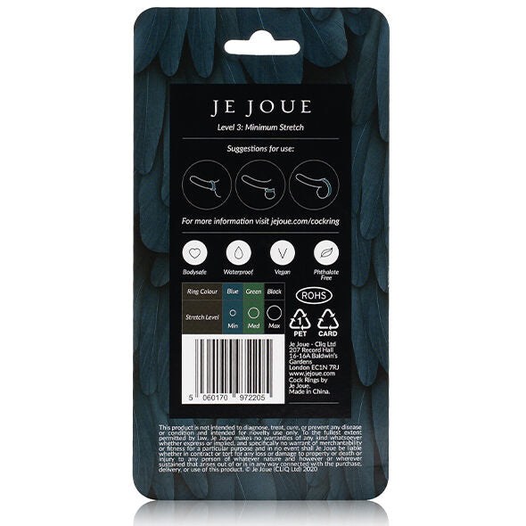 Je Joue Blue Silicone Ring - Anillo de Silicona