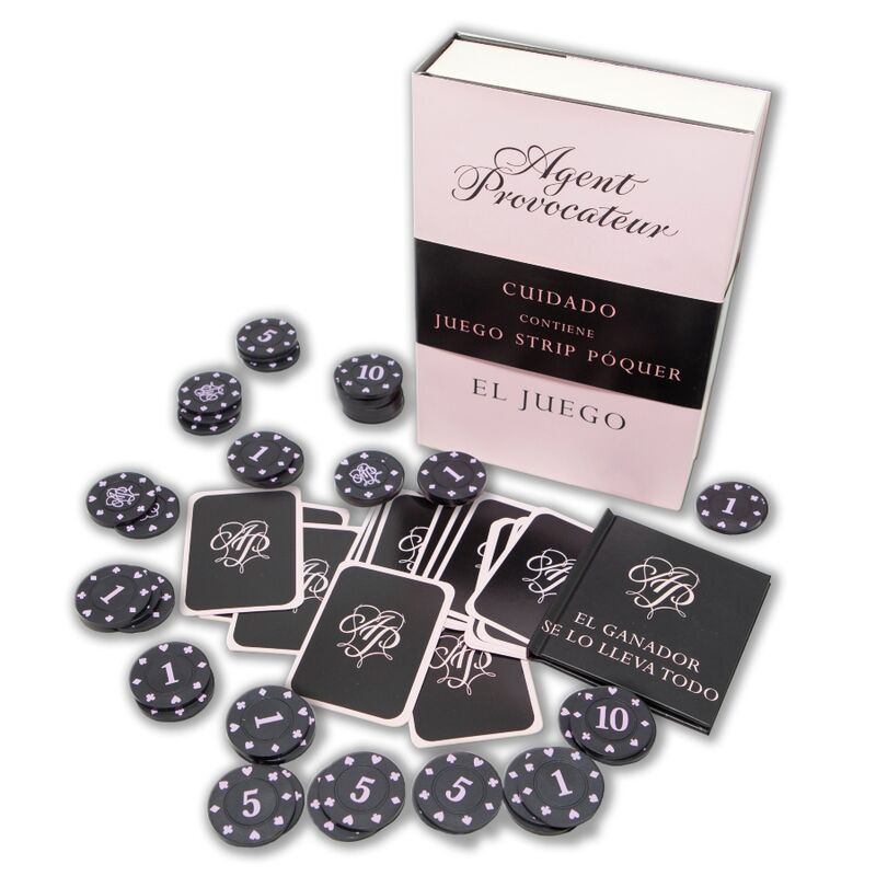 Diablo Picante Game Strip Poker Tokens and Cards