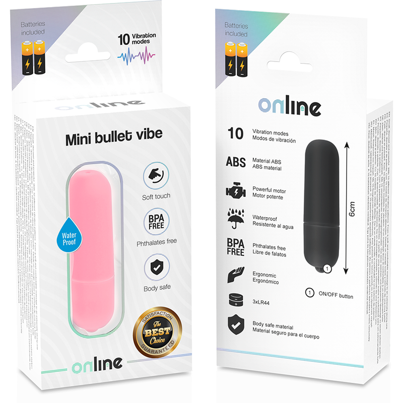 Mini Bullet Vibe Pink - Estimulador Compacto