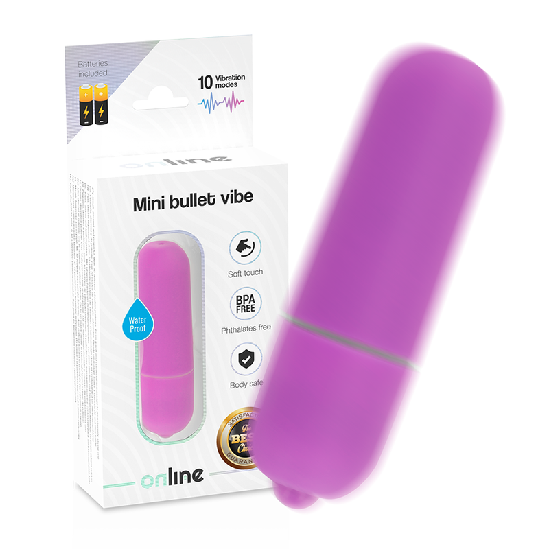 Mini Bullet Vibe Purple - Estimulador Compacto