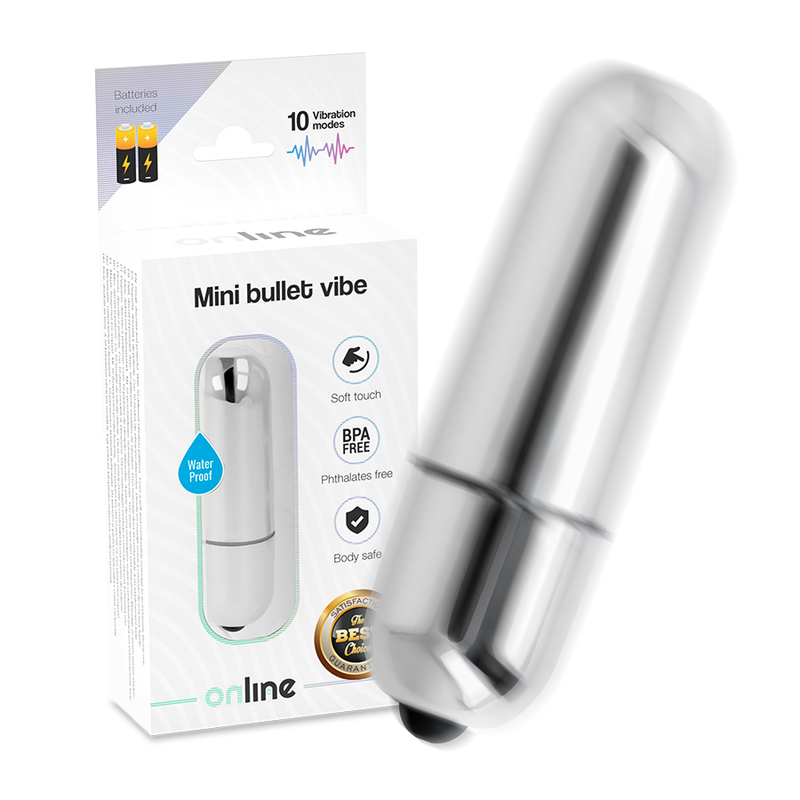 Mini Bullet Vibe Silver - Estimulador Compacto