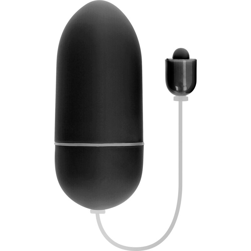 Online Waterproof Vibrating Egg Black - Control Remoto