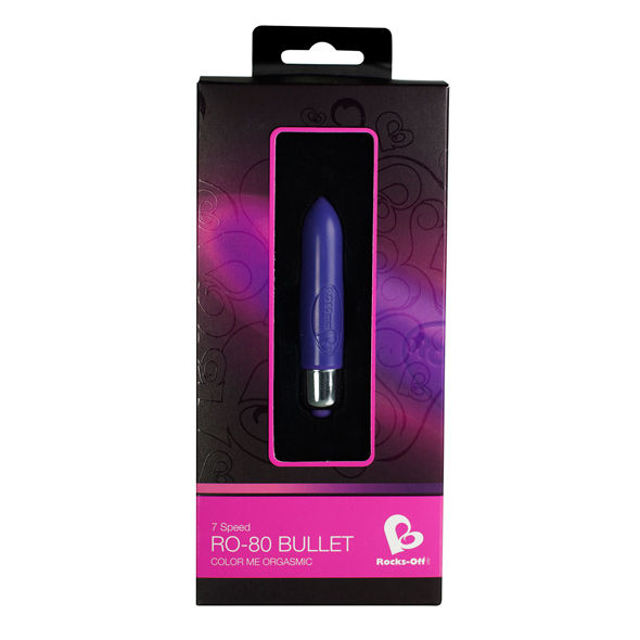 Rocks-Off RO-80 mm Vibrador con Cambio de Color 7V