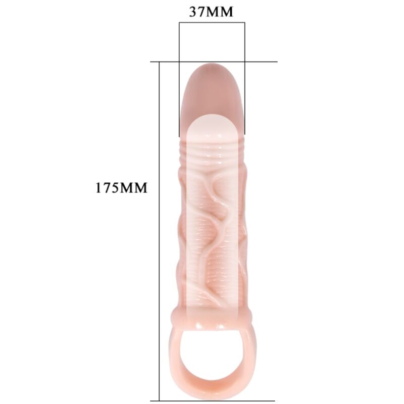 Baile Funda Extensora Pene con Strap para Testículos 13.5 cm