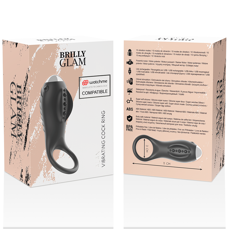 Brilly Glam Alan Ring + WatchMe Remote Control