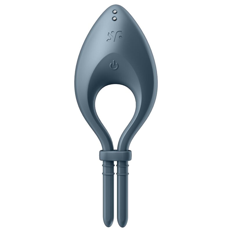 Satisfyer Bullseye Ring Vibrator App Grey