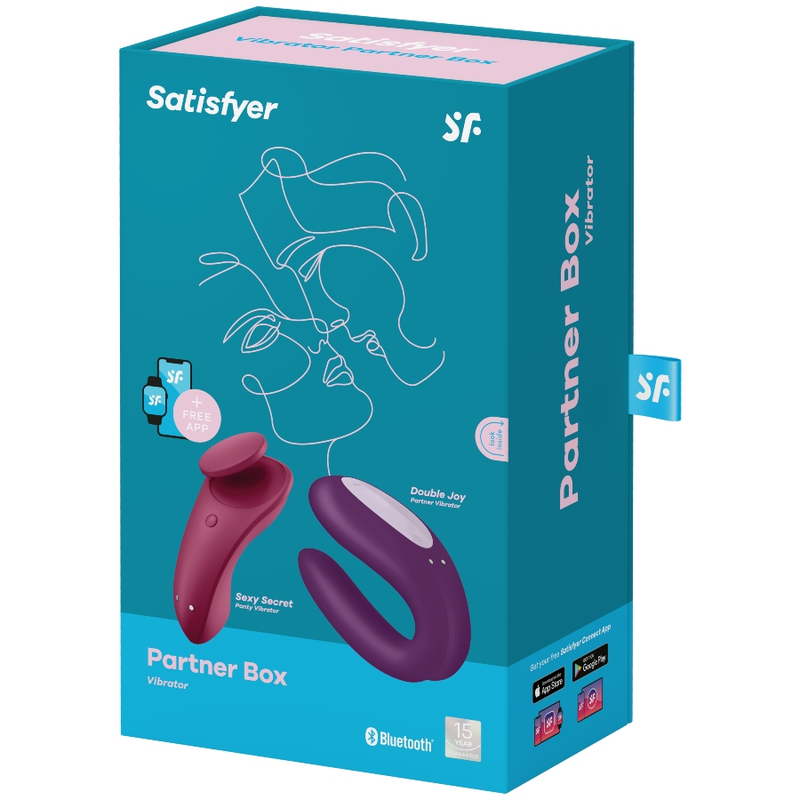 Satisfyer Partner Box 1 - Kit de Estimulación para Parejas con App Bluetooth