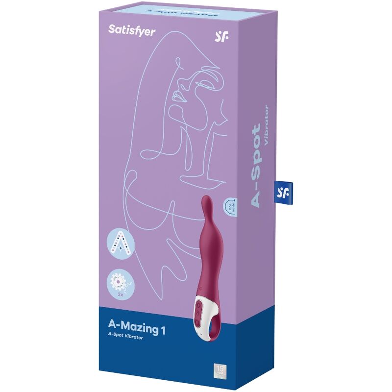Satisfyer Amazing 1 A-Spot Vibrator Berry