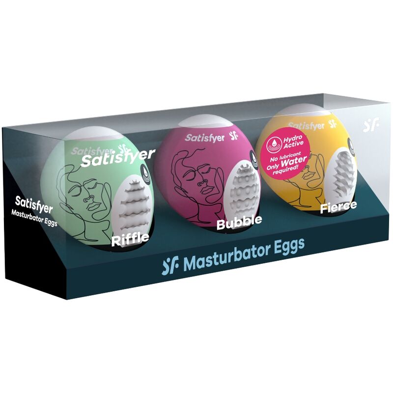 Satisfyer Eggs - Set de 3 Masturbadores