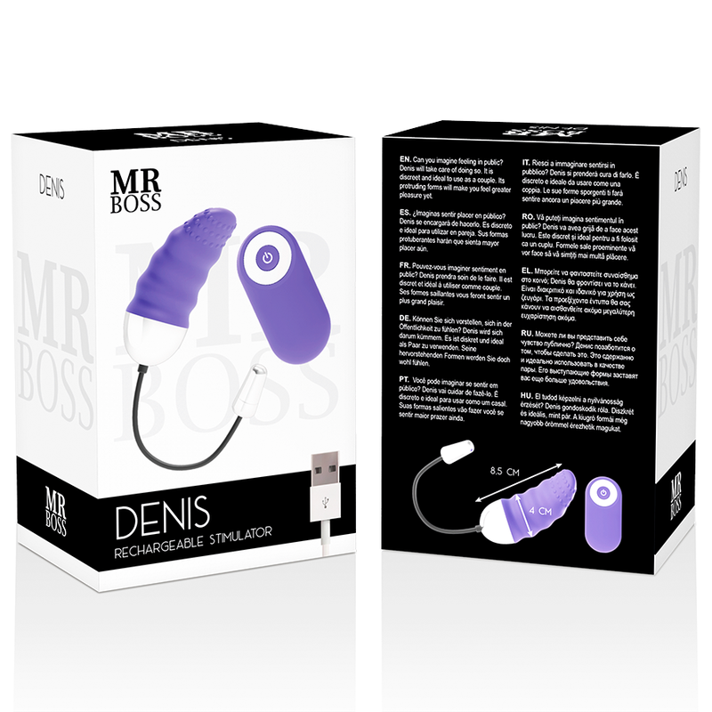 Mr Boss Denis Egg Remote Control - Vibrador con Control Remoto