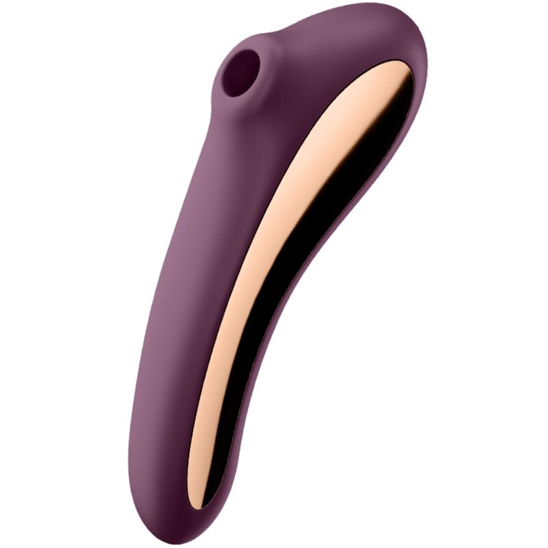 Satisfyer Dual Kiss Air Pulse Vibrator - Rojo Vino