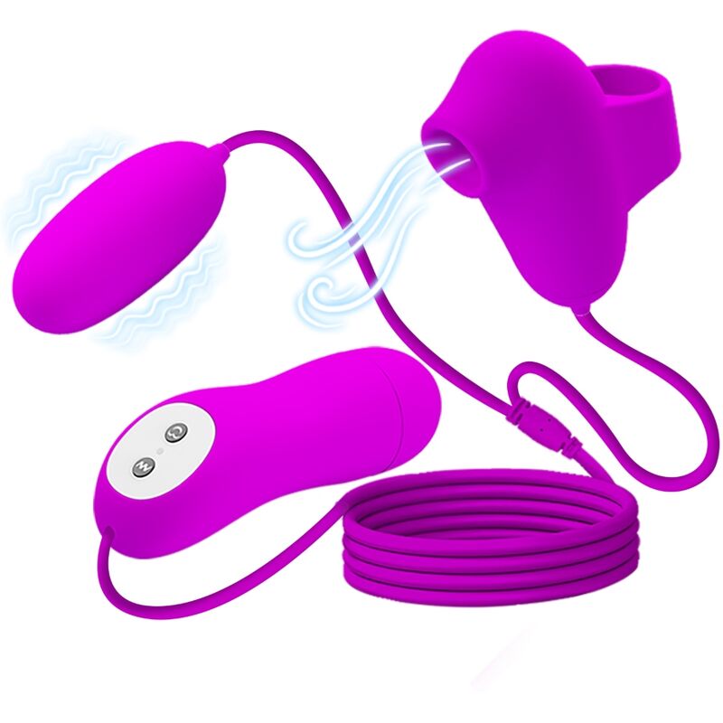 Pretty Love Vibrating Bullet with Suction Cup - Remote Control