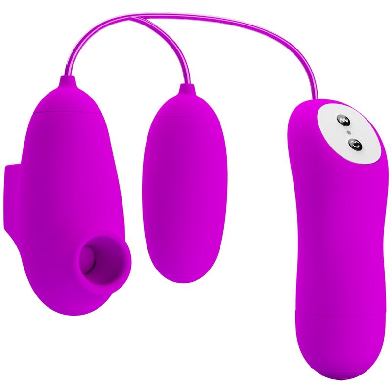 Pretty Love Vibrating Bullet with Suction Cup - Remote Control
