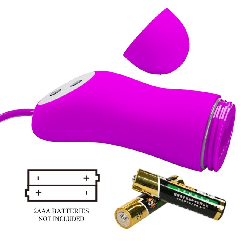 Pretty Love Vibrating Bullet with Suction Cup - Remote Control