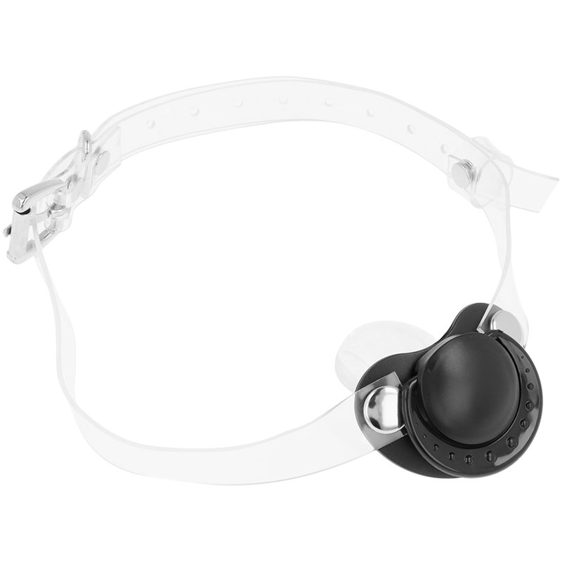 Ohmama Fetish Transparent Pacifier Gag - Mordaza Chupete Ajustable