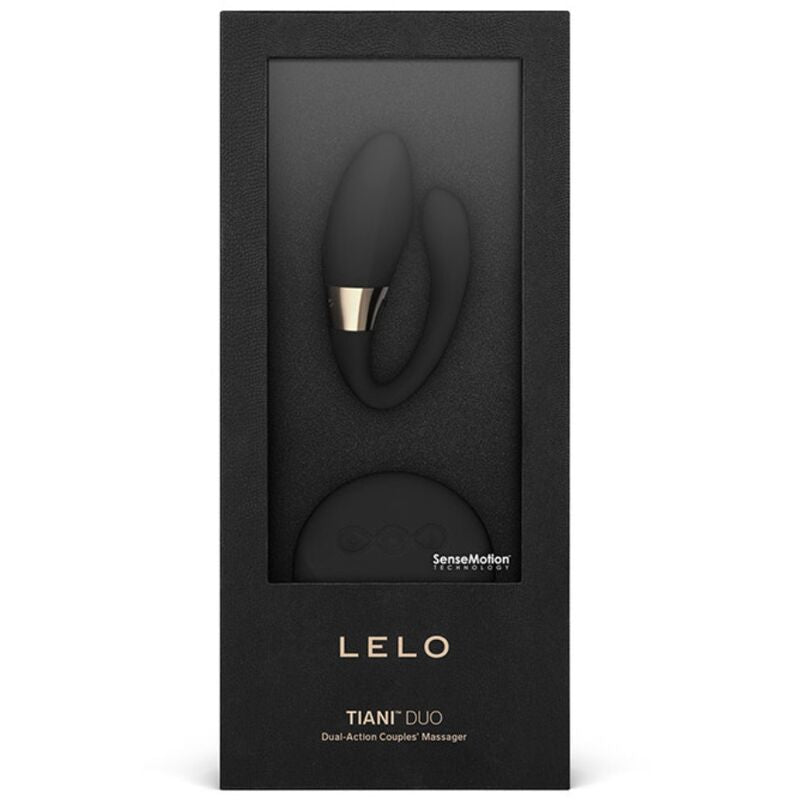 LELO Tiani Duo Black - Vibrador para Parejas con Doble Motor y Control Remoto