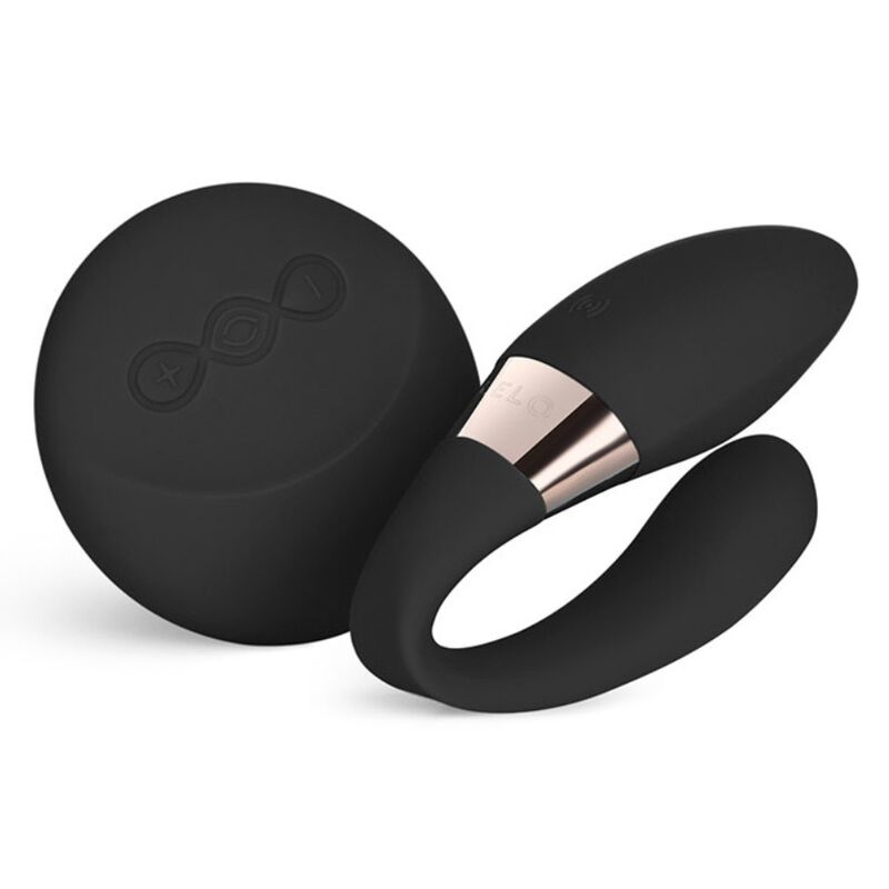 LELO Tiani Duo Black - Vibrador para Parejas con Doble Motor y Control Remoto