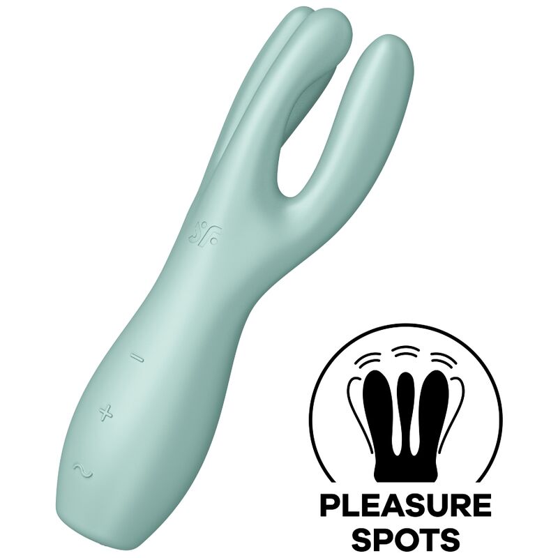 Satisfyer Threesome 3 Vibrator - Estimulador Mint